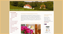 Desktop Screenshot of ferienwohnung-chorin.de
