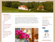 Tablet Screenshot of ferienwohnung-chorin.de